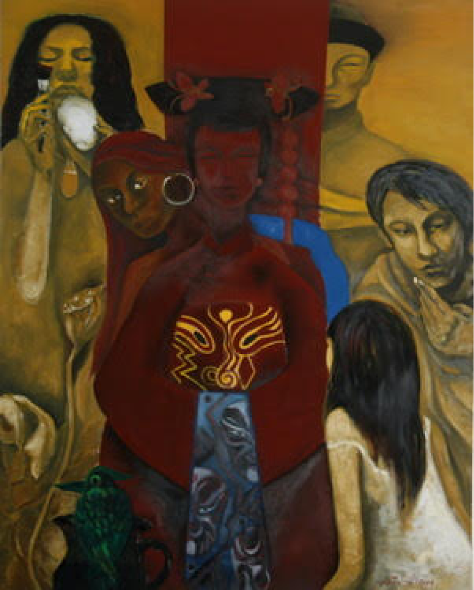 An oil painting named No. 2